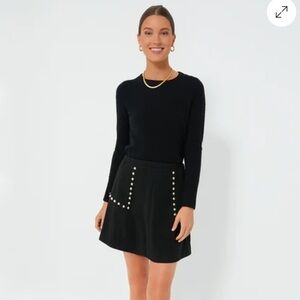 Tuckernuck Gold Stud Mod Mini Skirt